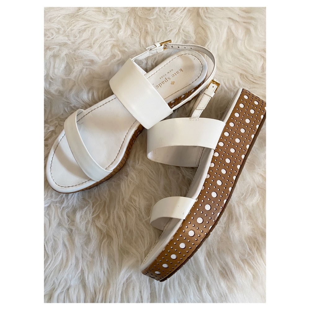 Kate Spade - Leather Flatform Sandals sz. 10